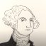 How To Draw George Washington Step by Step
