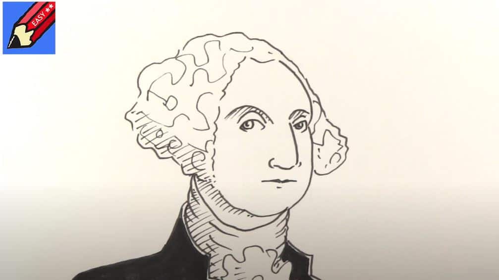 How To Draw George Washington Step by Step