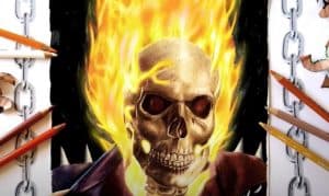 How To Draw Ghost Rider