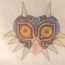 How to Draw Majoras Mask from The Legend of Zelda