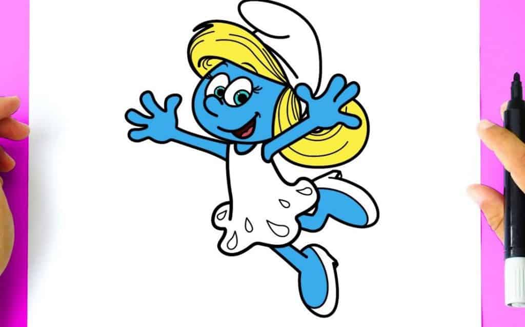 How To Draw Smurfette