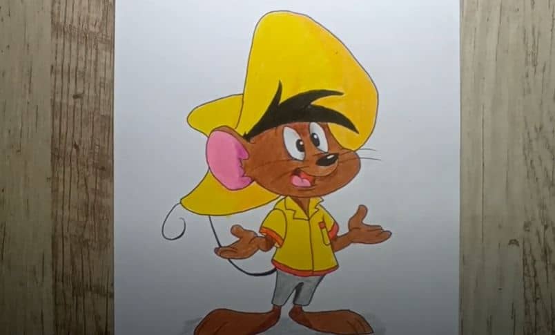 How To Draw Speedy Gonzales, Step by Step, Drawing Guide, by Dawn