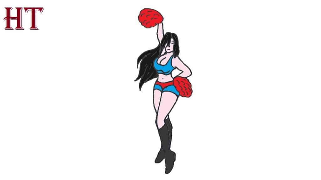 How to Draw A Cheerleader