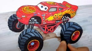 How to Draw A Monster Truck