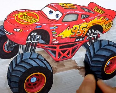 How to Draw A Monster Truck Step by Step
