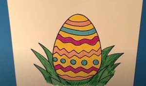 How to Draw An Easter Egg