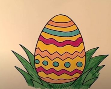 How to Draw An Easter Egg Step by Step