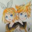How to Draw Anime Girl || Rin and Len Drawing