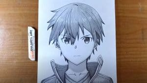 How to Draw Kirito From Sword Art Online