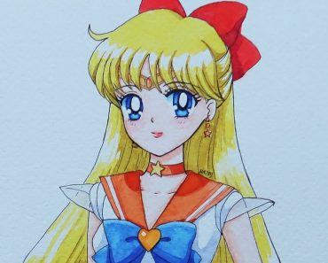 How to Draw Sailor Venus || Anime Girl