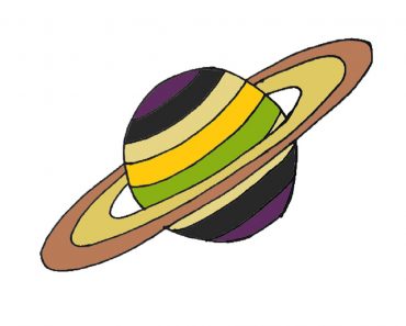 How to Draw Saturn Step by Step