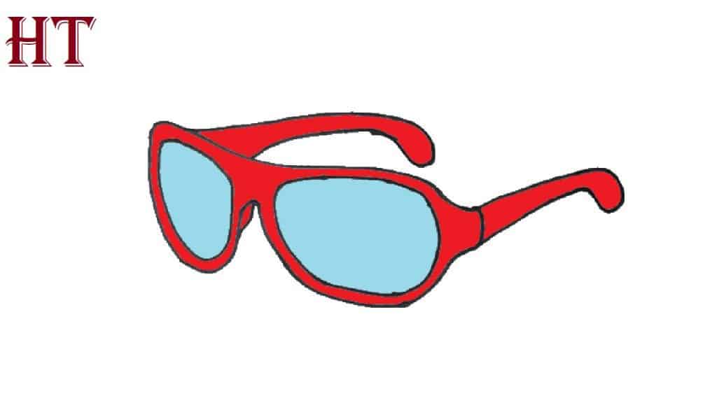 How to Draw Sunglasses
