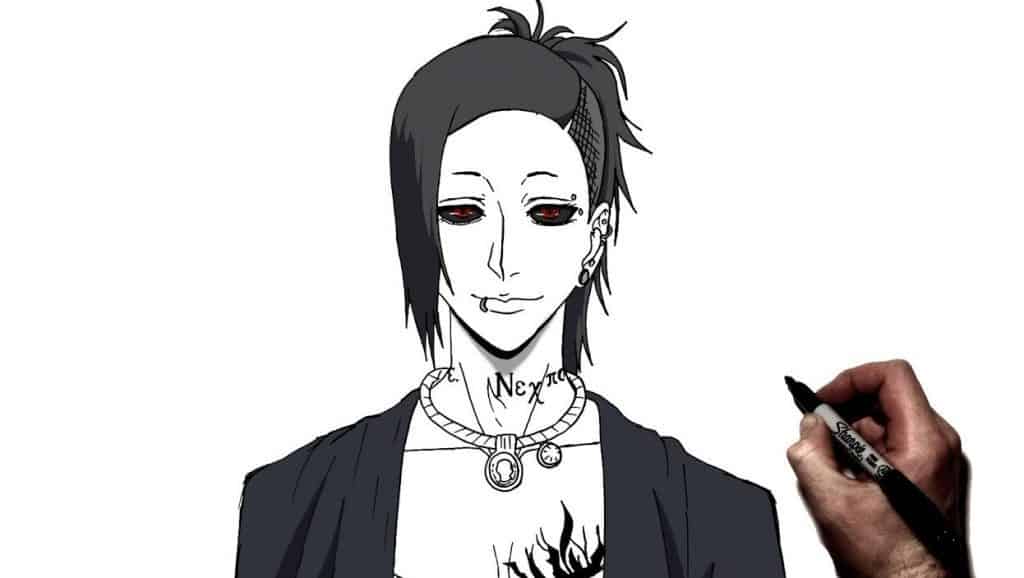 How to Draw Uta from Tokyo Ghoul
