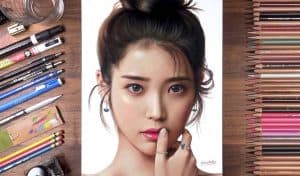 How to draw IU