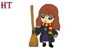 how to draw hermione granger