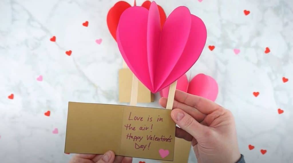 3D Hot Air Balloon Card