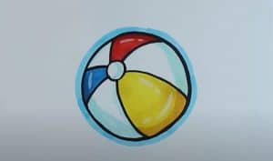 How To Draw A Beach Ball