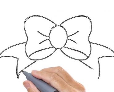 How To Draw A Hair Bow Step by Step