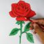 How To Draw A Simple Rose Step by Step