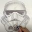 How To Draw A Stormtrooper Helmet Step by Step
