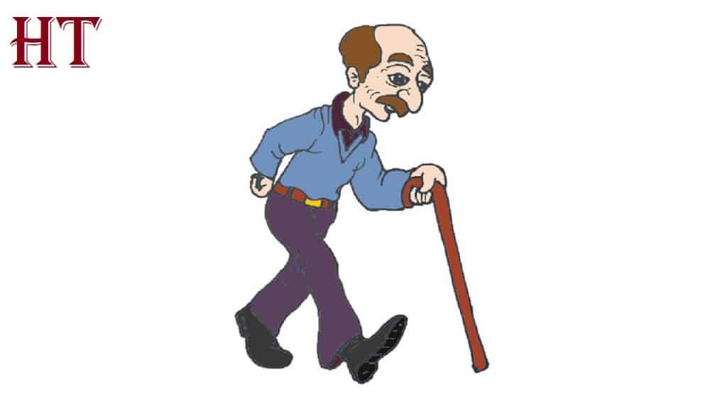How To Draw An Old Man