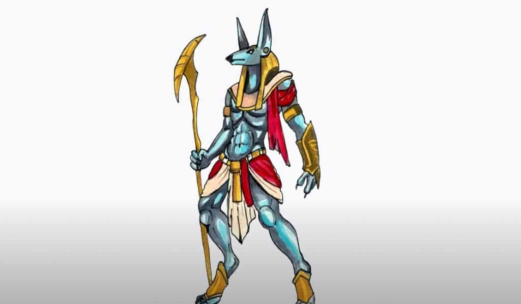 How To Draw Anubis