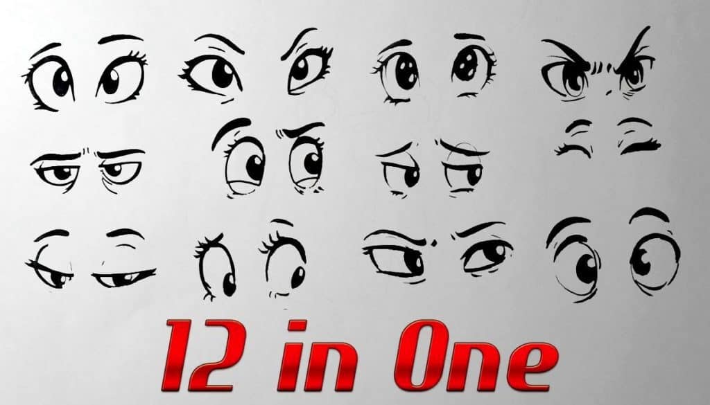 How To Draw Cartoon Eyes