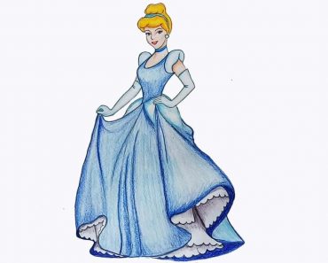 How To Draw Cinderella Step by Step