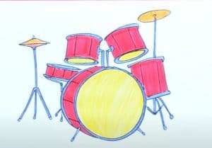 How To Draw Drums