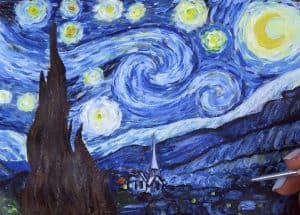 How To Draw Starry Night Step by Step