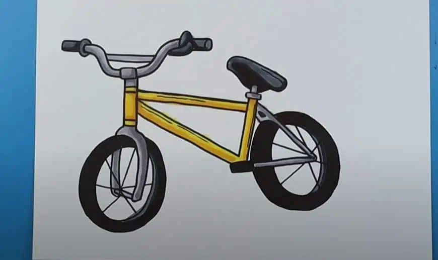 How to Draw A Cartoon Bike