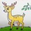 How to Draw A Cartoon Deer Step by Step