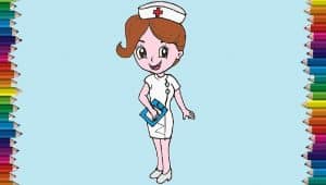 How to Draw A Cartoon Nurse