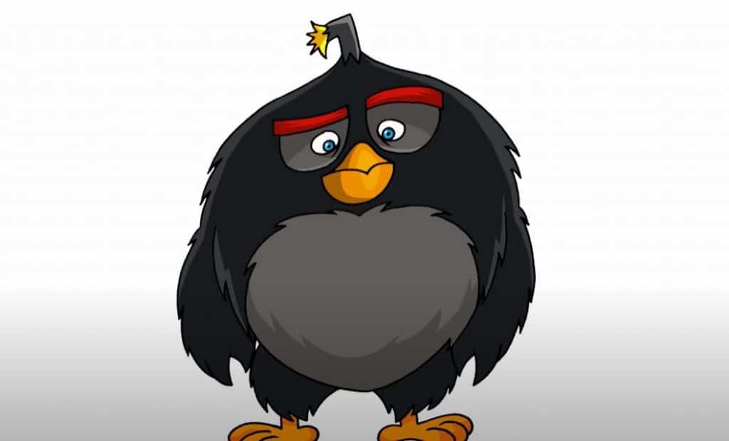 How to Draw Bomb from The Angry Birds Movie