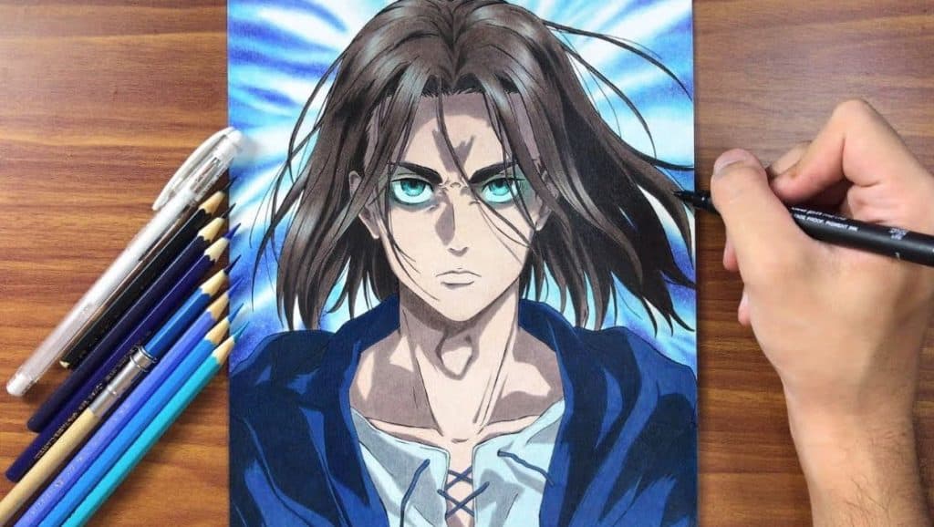 How to Draw Eren Yeager From Attack on Titan