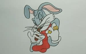 How to Draw Gangster Bugs Bunny