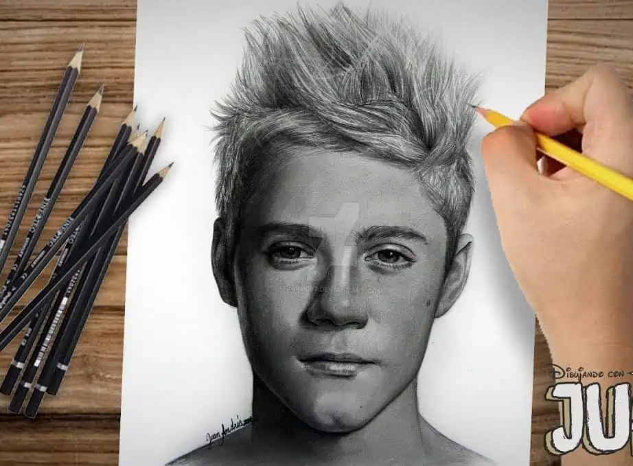 How to Draw Niall Horan of One Direction