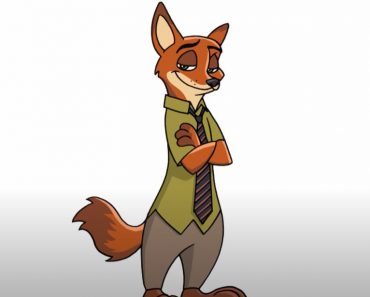 How to Draw Nick Wilde from Zootopia (Full Body)