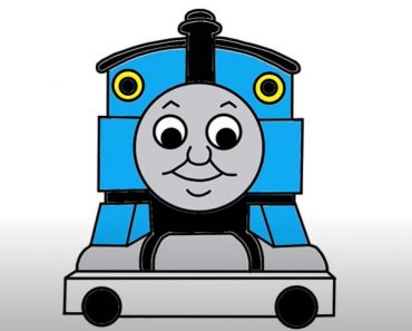 How to Draw Thomas the Tank Engine Step by Step