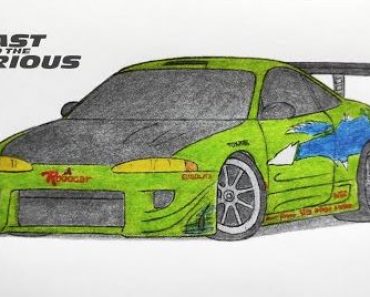 How to Draw a Mitsubishi Eclipse Step by Step