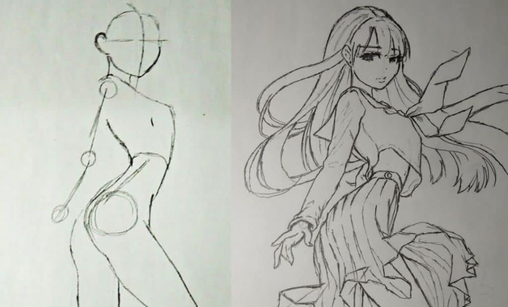 How to Draw an Anime School Girl