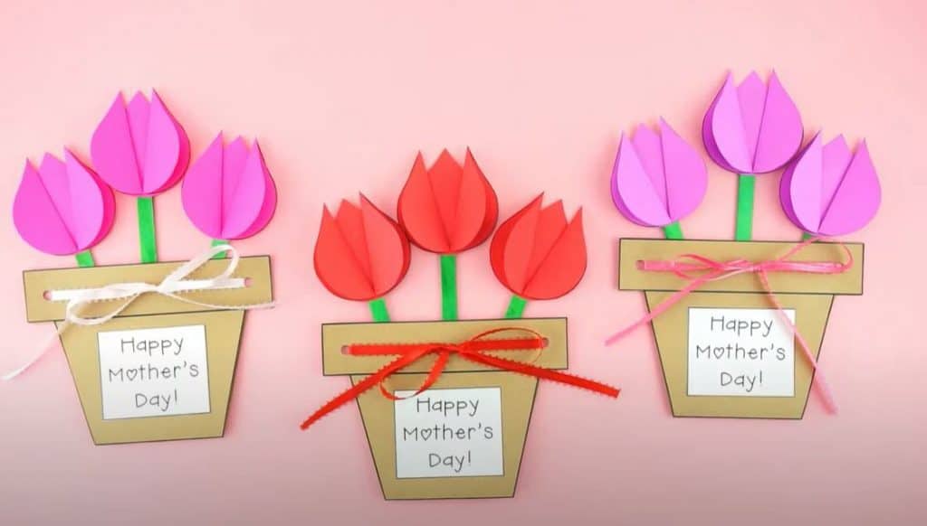 How to Make a Mother's Day Flower Pot Craft Step by Step