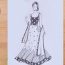 How to draw A girl wearing a beautiful lehenga
