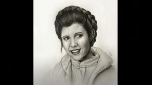 How to draw Princess Leia