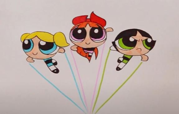 How to draw The Powerpuff Girls Step by Step