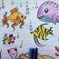 How to draw sea animals Step by Step || Ocean Drawing