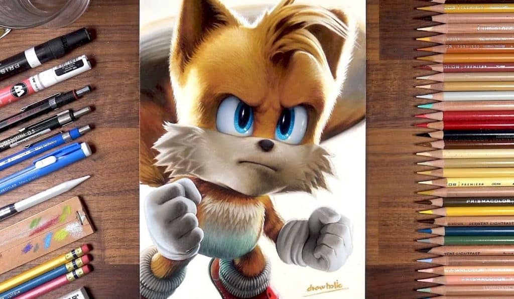 Miles 'Tails' Prower Drawing