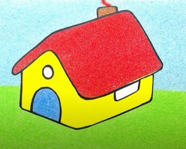 Comfortable House Drawing Colour