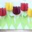 Gorgeous 3D Paper Tulip Flower Craft Step by Step