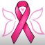 How To Draw A Cancer Ribbon Step by Step